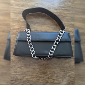 L'Intervalle Black Purse with Chain
